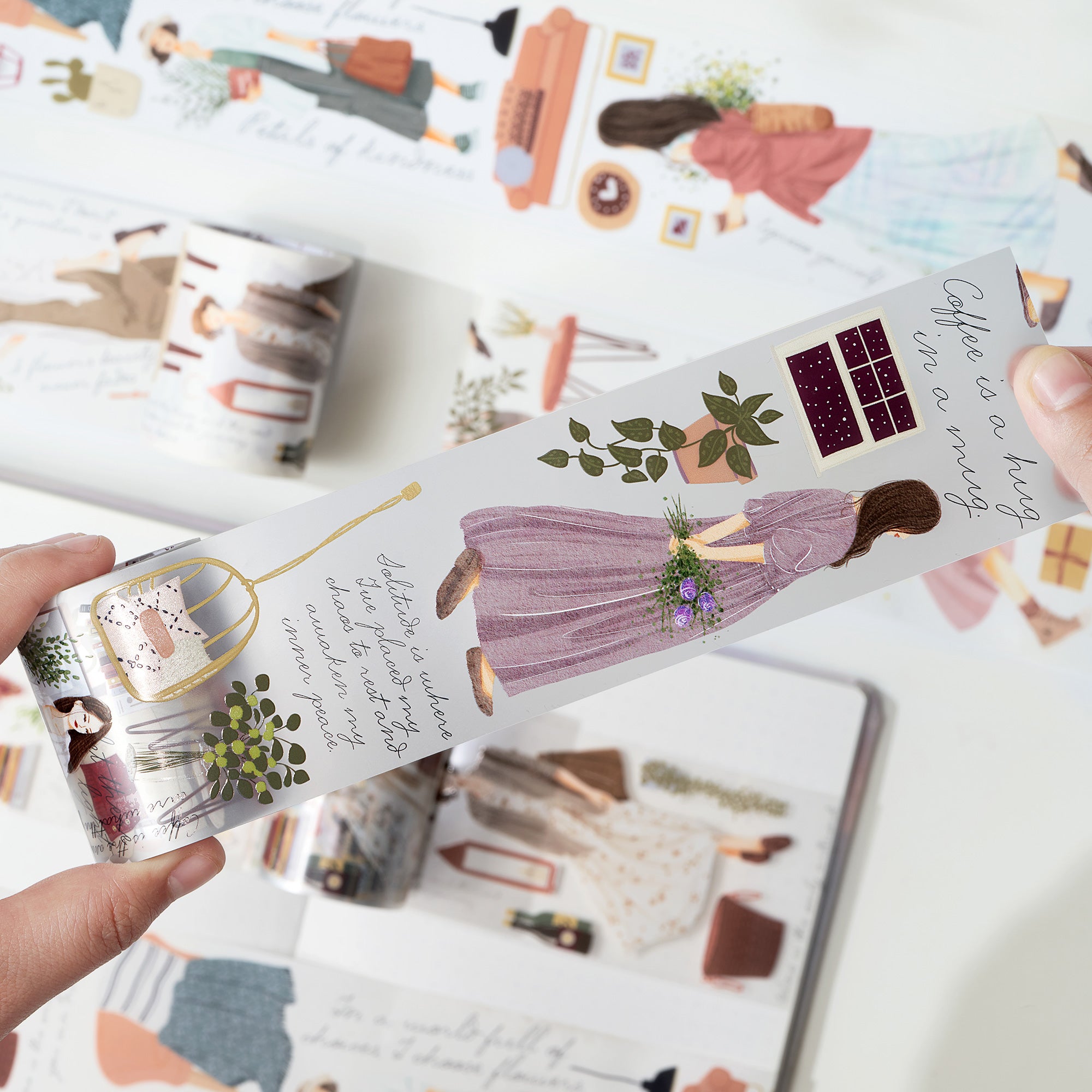 Lisbon's Poetic Corners  Wide Washi / PET Tape | The Washi Tape Shop. Beautiful Washi and Decorative Tape For Bullet Journals, Gift Wrapping, Planner Decoration and DIY Projects