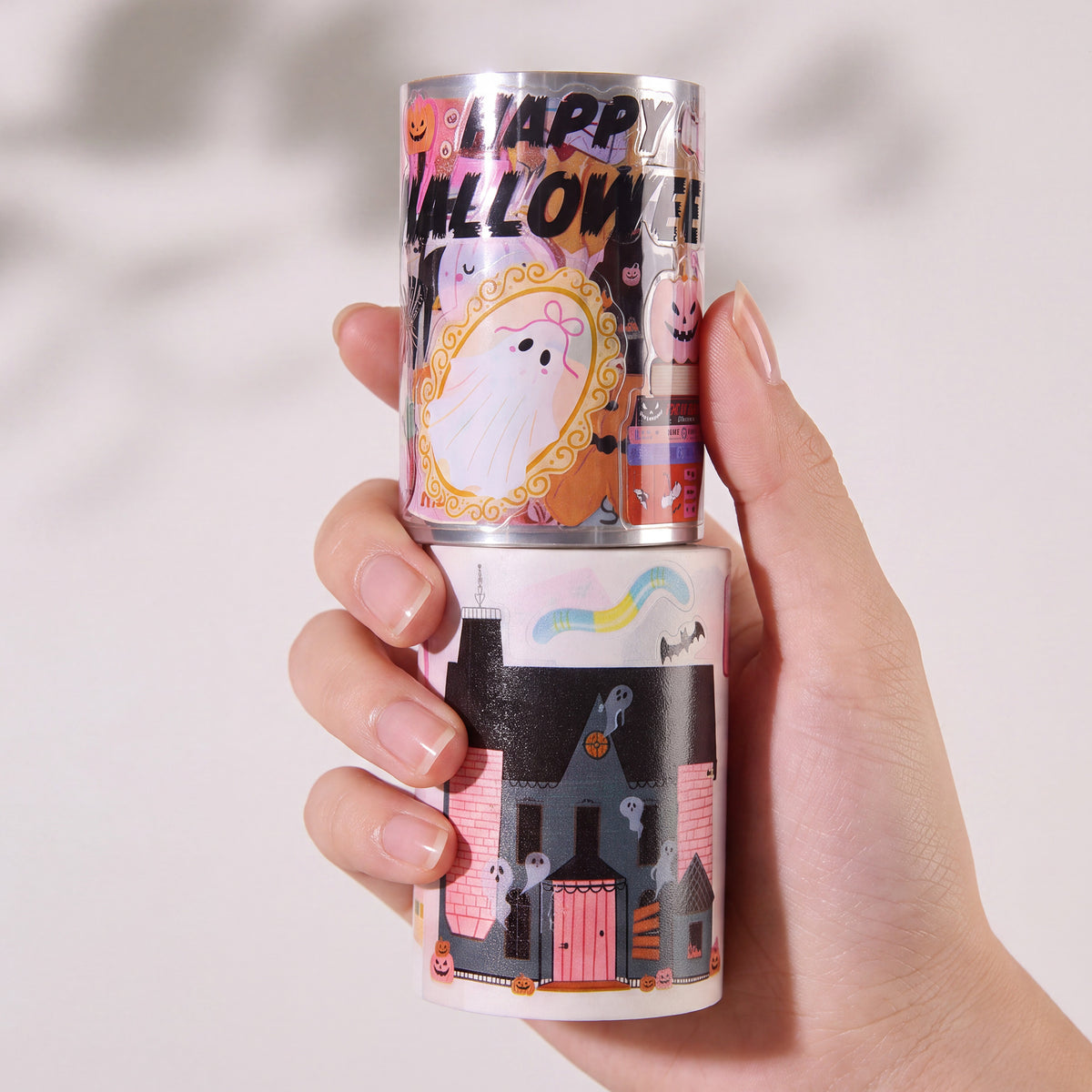 Pre-cut Boo Brigade Wide Washi/PET Tape