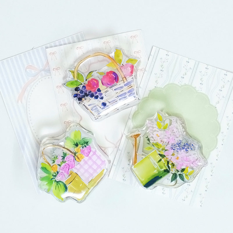 Garden Bounty Journal Clips | The Washi Tape Shop. Beautiful Washi and Decorative Tape For Bullet Journals, Gift Wrapping, Planner Decoration and DIY Projects