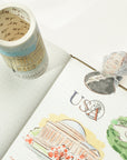 Pre-cut Washington Icons Wide Washi/PET Tape