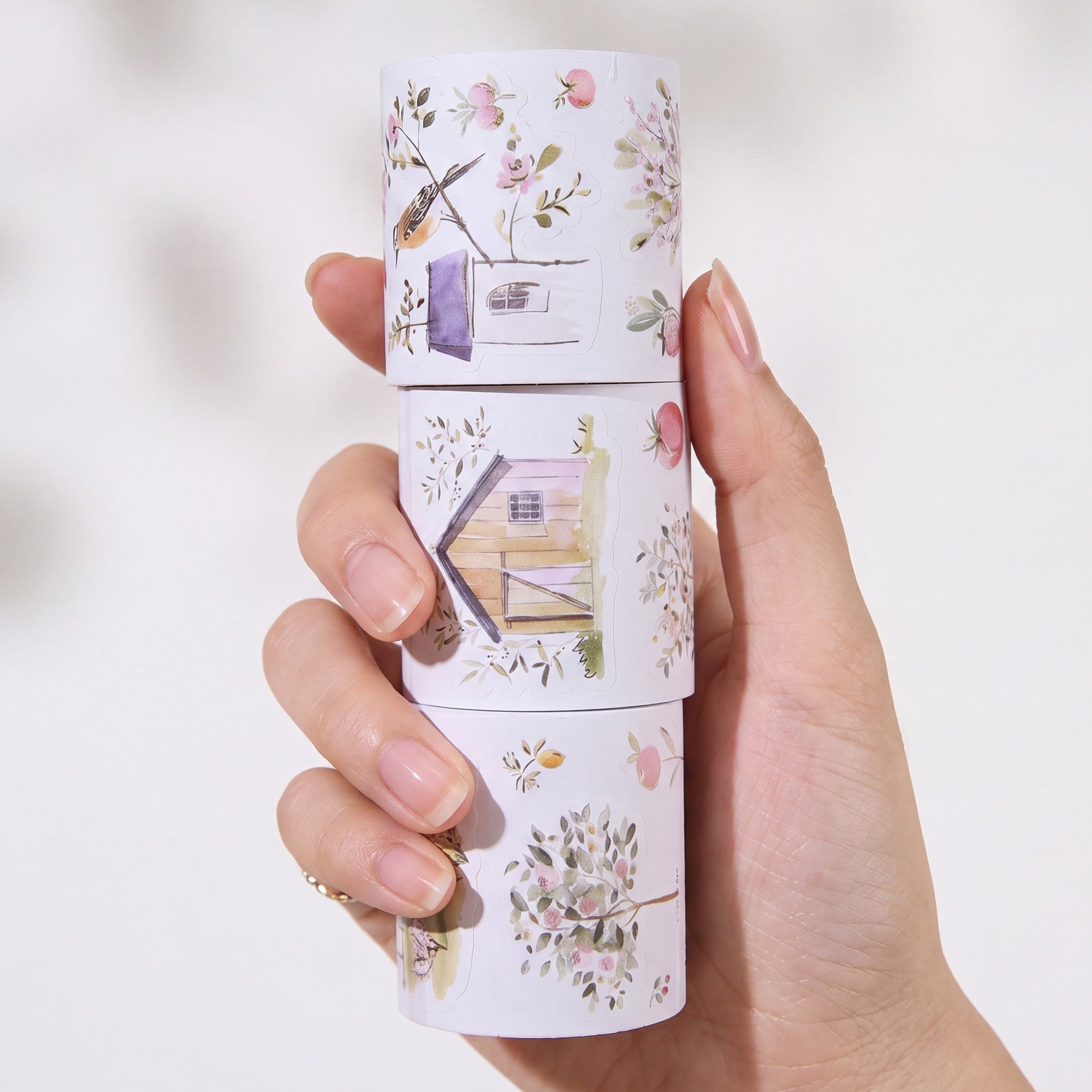 Pre-cut Sunlit Orchard Script Tape Set (GILDED) | The Washi Tape Shop. Beautiful Washi and Decorative Tape For Bullet Journals, Gift Wrapping, Planner Decoration and DIY Projects
