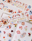 Pre-cut Amber Notes Wide Washi/PET Tape
