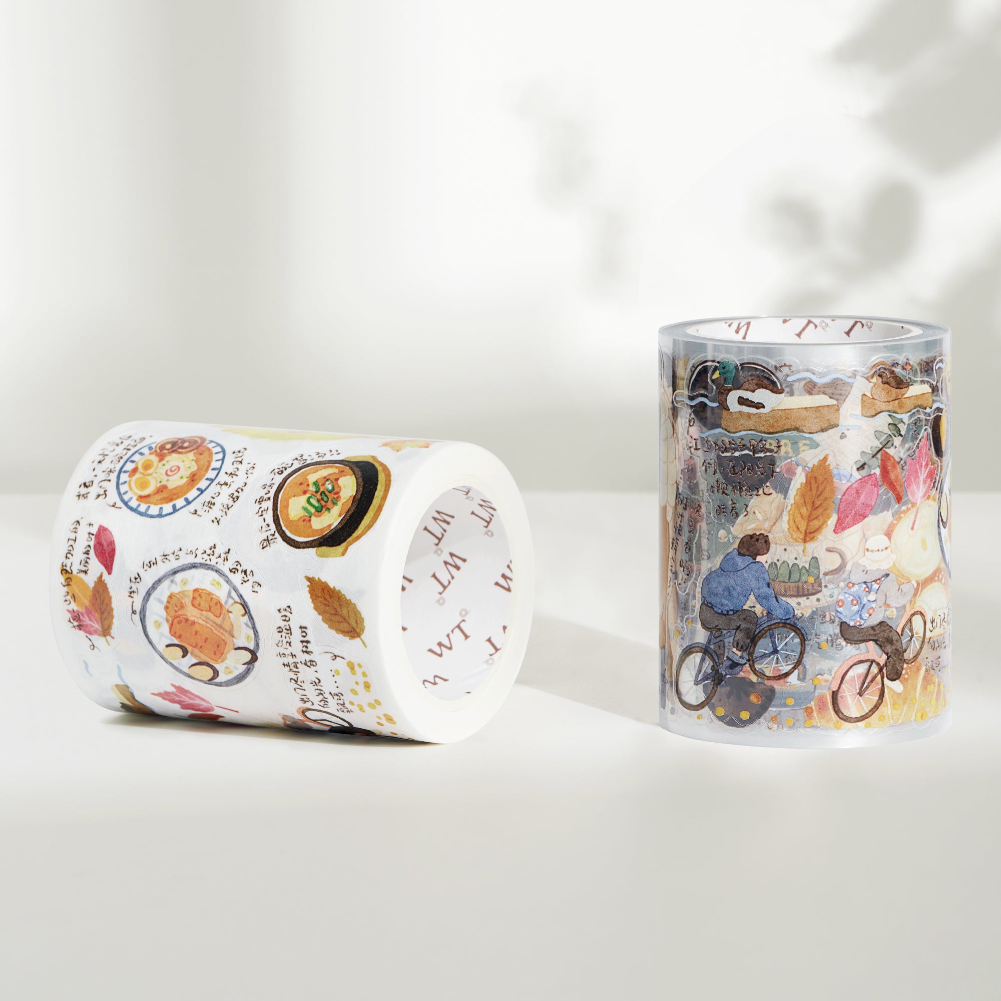 Pre-cut Autumn Friends Wide Washi/PET Tape