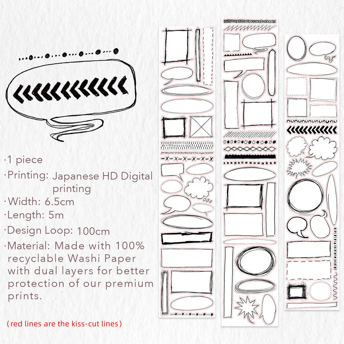 Pre-cut Scribbled Thoughts Bundle