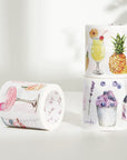 Tropical Sips Washi Tape Sticker Set