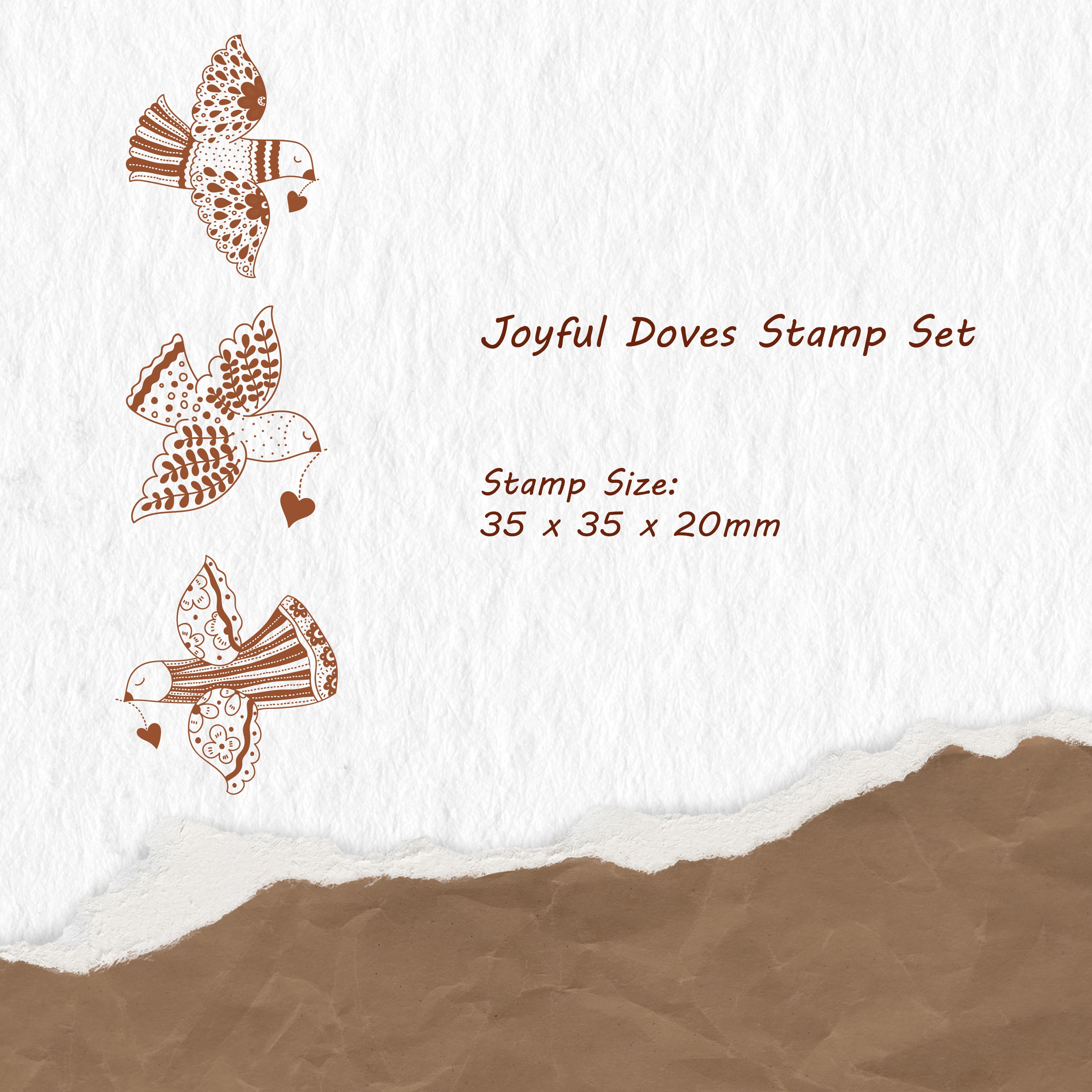 Dove Joy Stamp Set