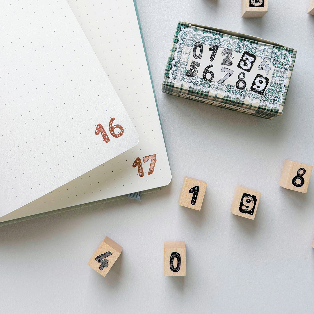 Daily Digits Stamp Set