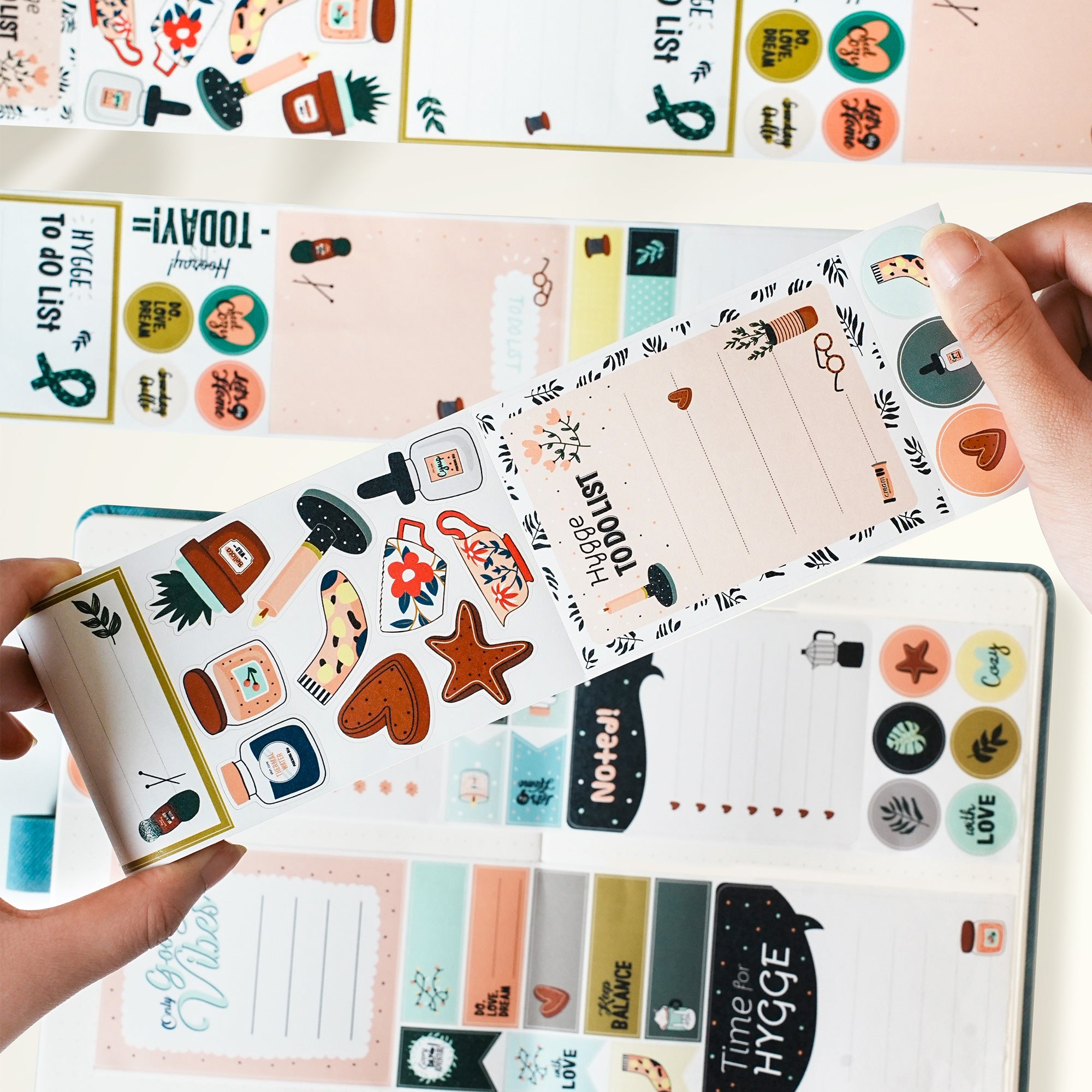 Pre-cut Hygge Notes Script Tape Bundle | The Washi Tape Shop. Beautiful Washi and Decorative Tape For Bullet Journals, Gift Wrapping, Planner Decoration and DIY Projects