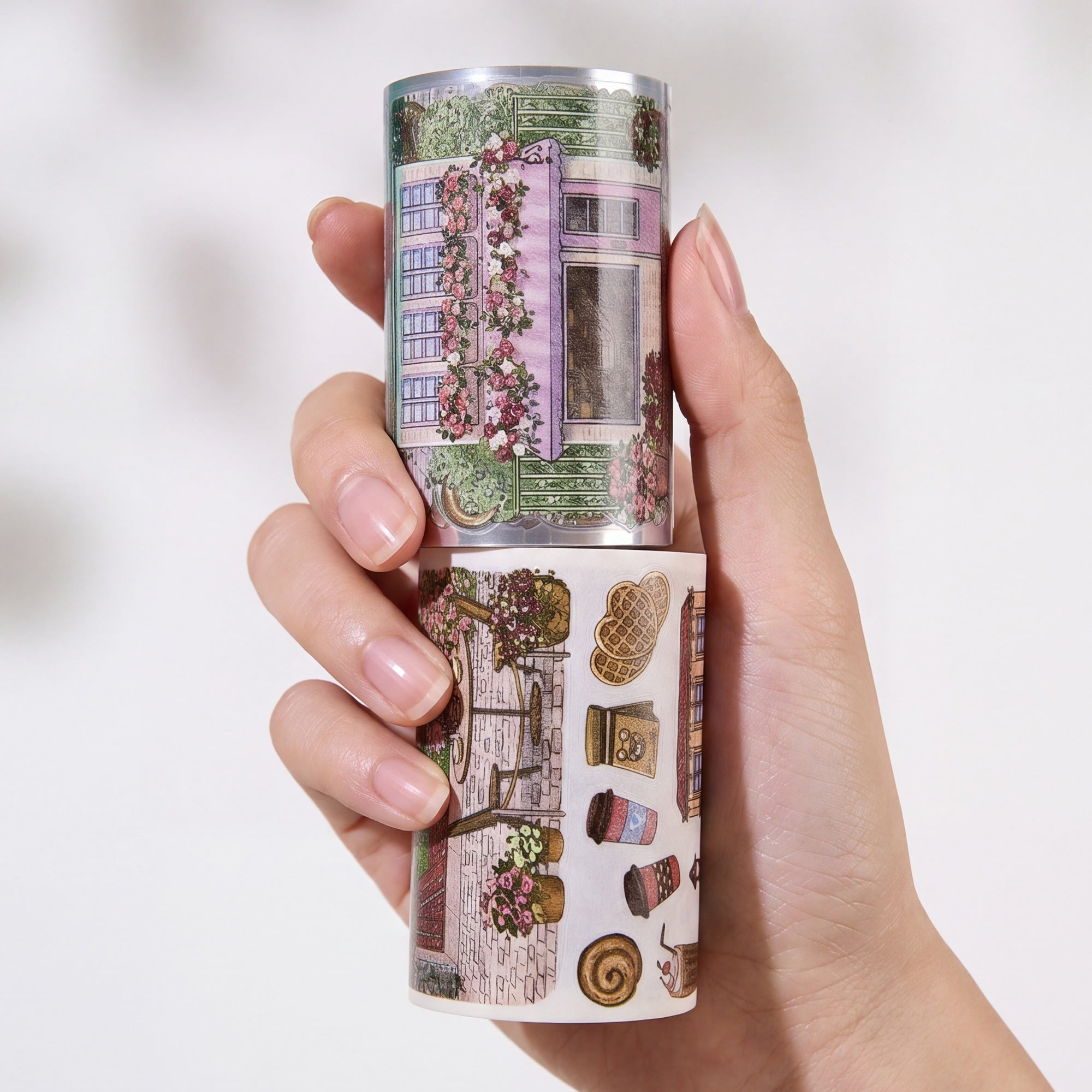 Pre-cut Maple Café Wide Washi/PET Tape