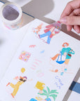 Pre-cut Dopamine Days Wide Washi/PET Tape