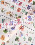 Paw Parlor Washi Tape Sticker Set | The Washi Tape Shop. Beautiful Washi and Decorative Tape For Bullet Journals, Gift Wrapping, Planner Decoration and DIY Projects