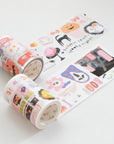 Pre-cut Boo Brigade Wide Washi/PET Tape