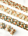 Rustic Camellia Wide Washi Tape Set