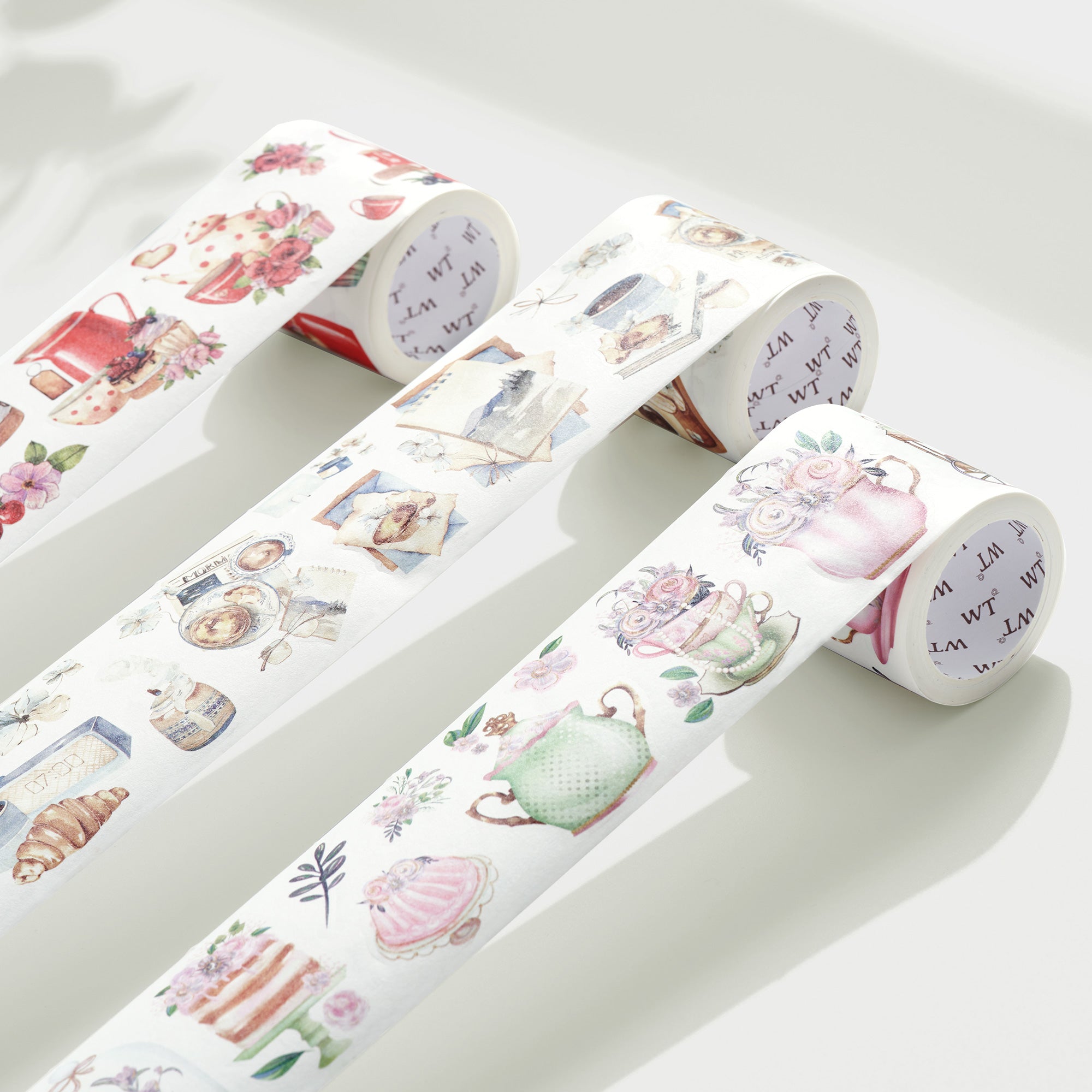 Tea Temptations Washi Tape Sticker Set | The Washi Tape Shop. Beautiful Washi and Decorative Tape For Bullet Journals, Gift Wrapping, Planner Decoration and DIY Projects