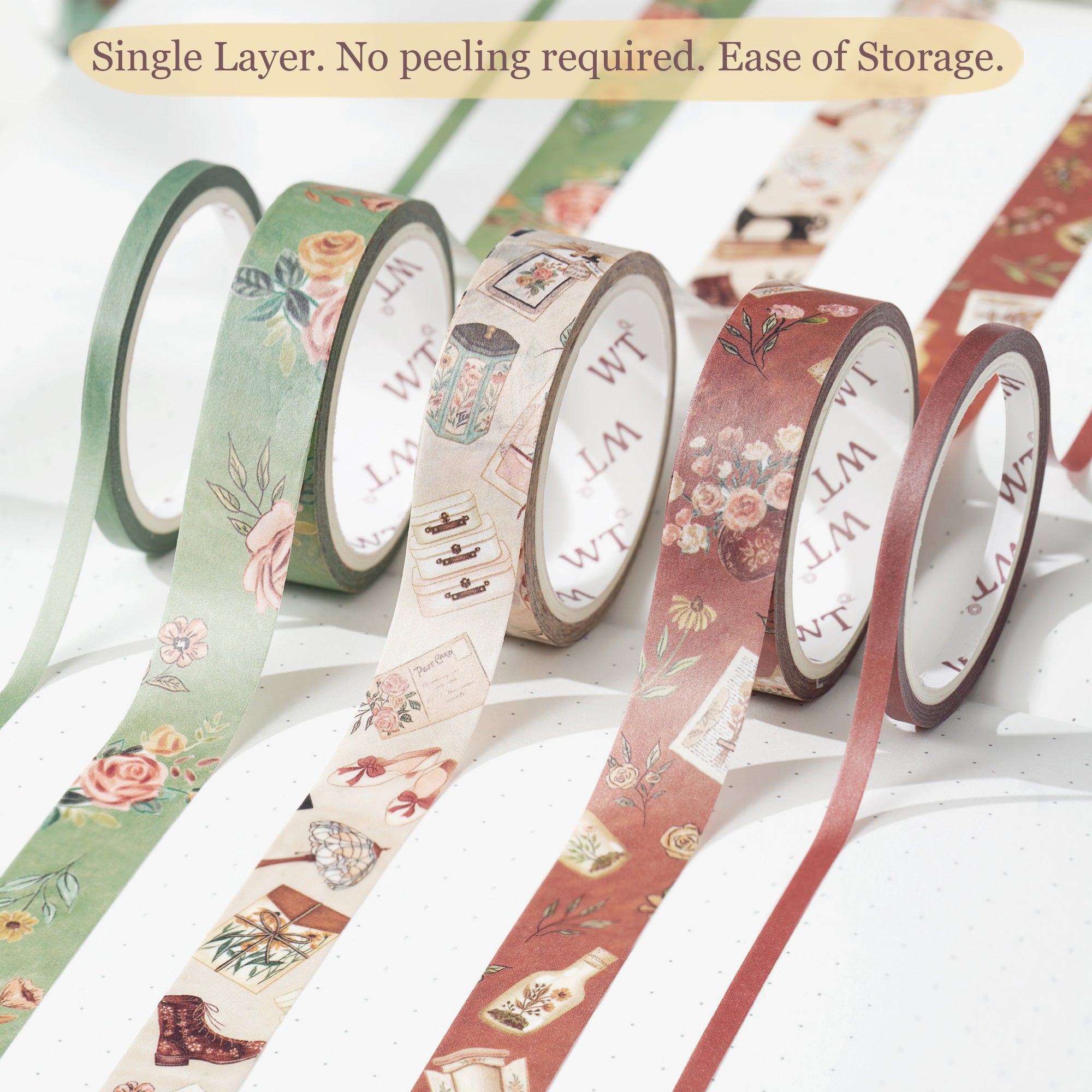 Fragrant Memories Washi Tape Set | The Washi Tape Shop. Beautiful Washi and Decorative Tape For Bullet Journals, Gift Wrapping, Planner Decoration and DIY Projects