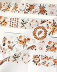 Pre-cut Autumn Spice Wide Washi/PET Tape