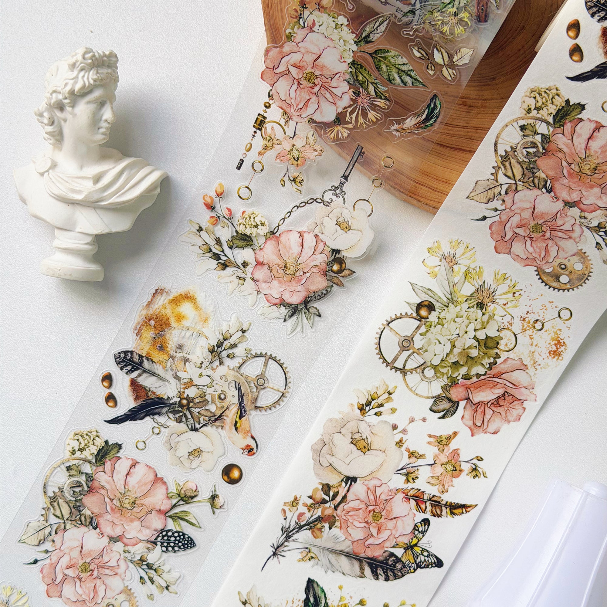 Floral Chronicles Wide Washi/PET Tape