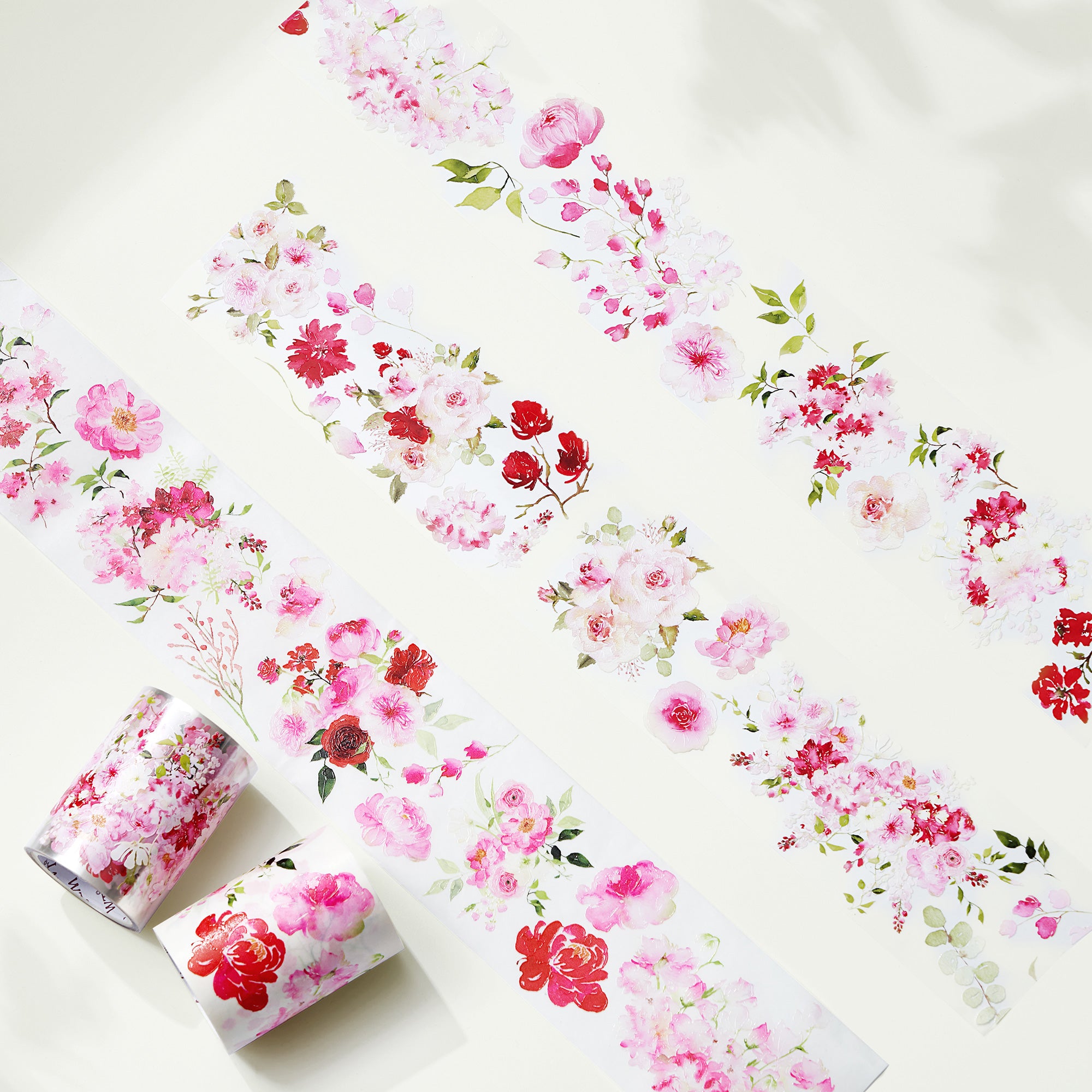 Pet White Ink Tape Retro Floral Handbook Guka Decorative - Temu