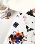 Pre-cut Mystic Meow Wide Washi/PET Tape
