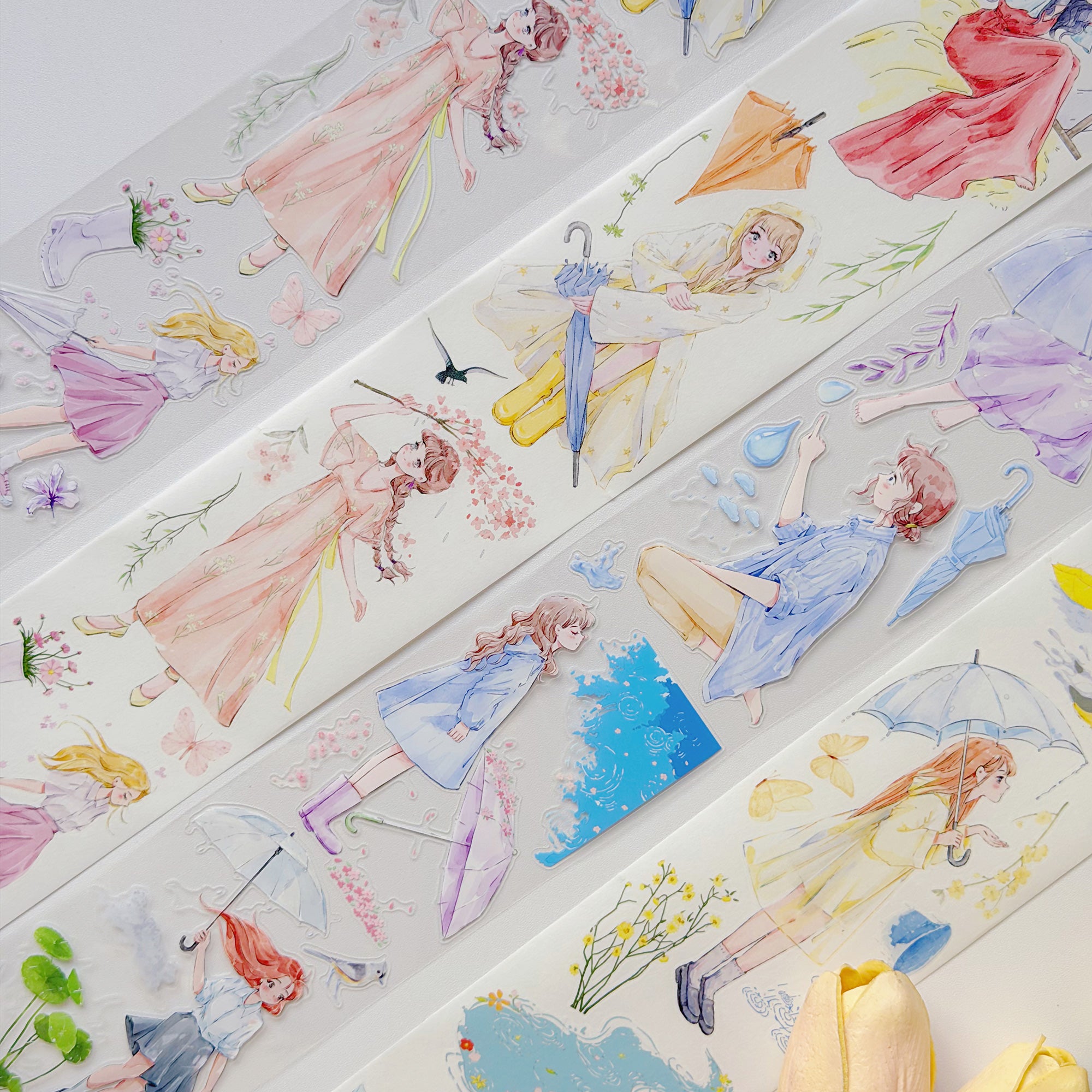 Pre-cut Morning Dew Bundle | The Washi Tape Shop. Beautiful Washi and Decorative Tape For Bullet Journals, Gift Wrapping, Planner Decoration and DIY Projects