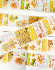 Pre-cut Hello Autumn Wide Washi/PET Tape