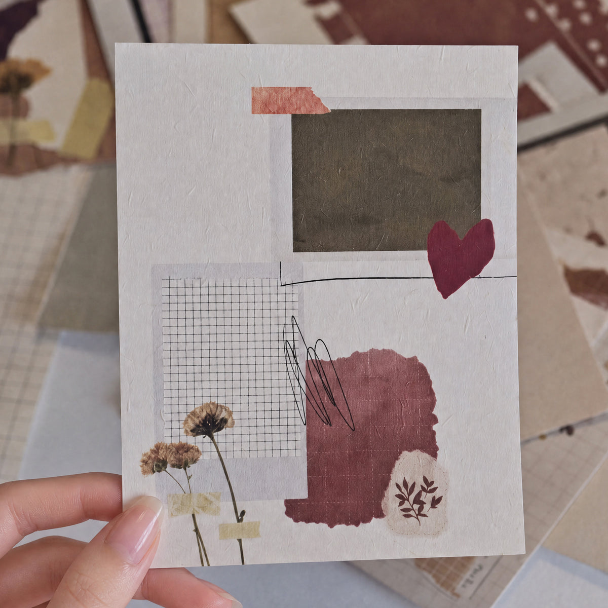 Paper Fragments Sticker Sheets (Textured)