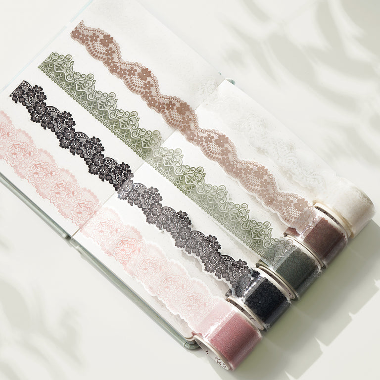 Baroque Lace PET Tape Sticker Set | The Washi Tape Shop