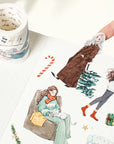 Pre-cut Fireside Tales Wide Washi/PET Tape