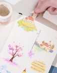 Pre-cut Misty Blush Wide Washi/PET Tape | The Washi Tape Shop. Beautiful Washi and Decorative Tape For Bullet Journals, Gift Wrapping, Planner Decoration and DIY Projects