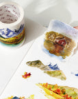 Pre-cut Autumn Symphony Wide Washi/PET Tape