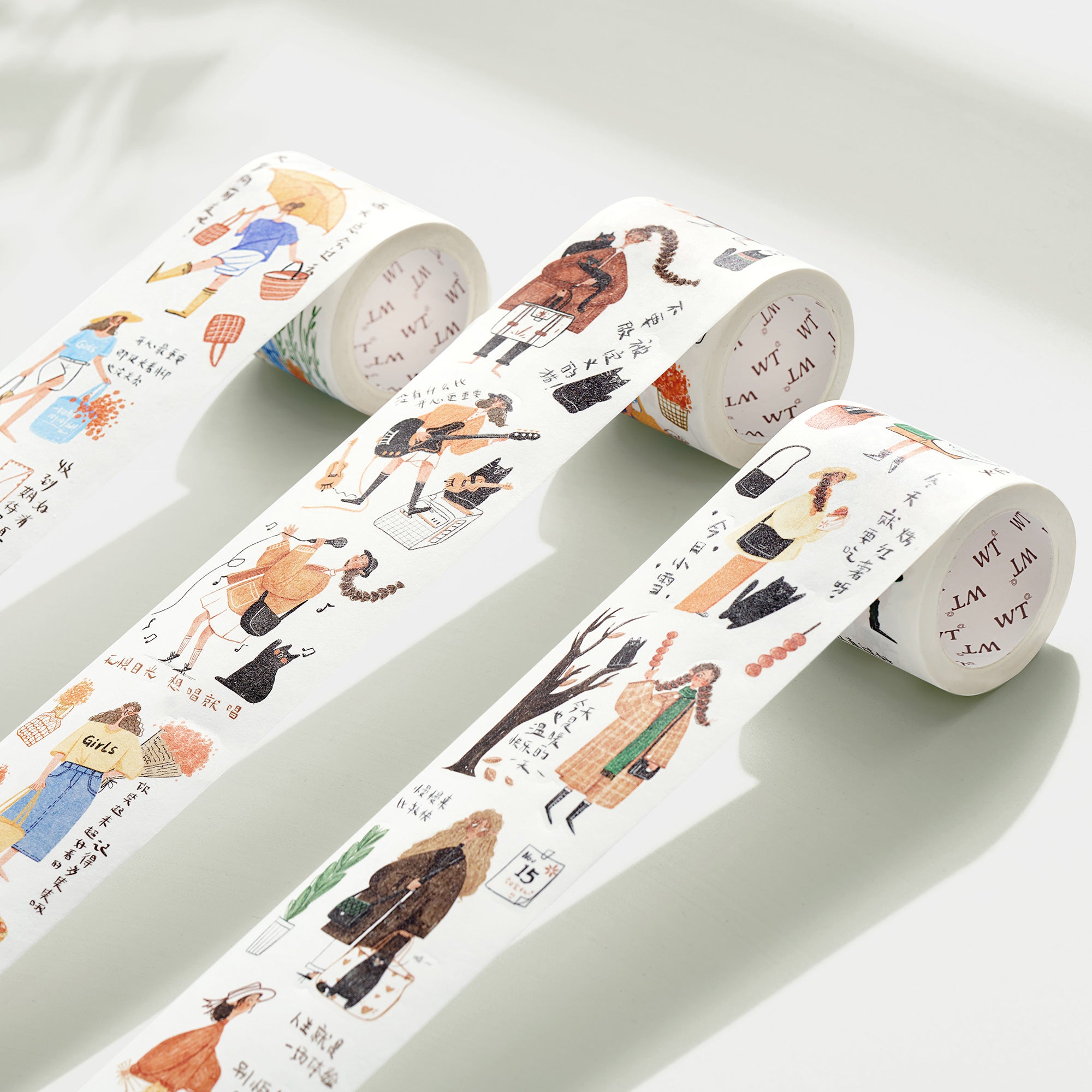 Nonchalant Washi Tape Sticker Set | The Washi Tape Shop. Beautiful Washi and Decorative Tape For Bullet Journals, Gift Wrapping, Planner Decoration and DIY Projects