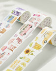 Tropical Sips Washi Tape Sticker Set