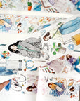 Pre-cut Hello Weekend Wide Washi/PET Tape