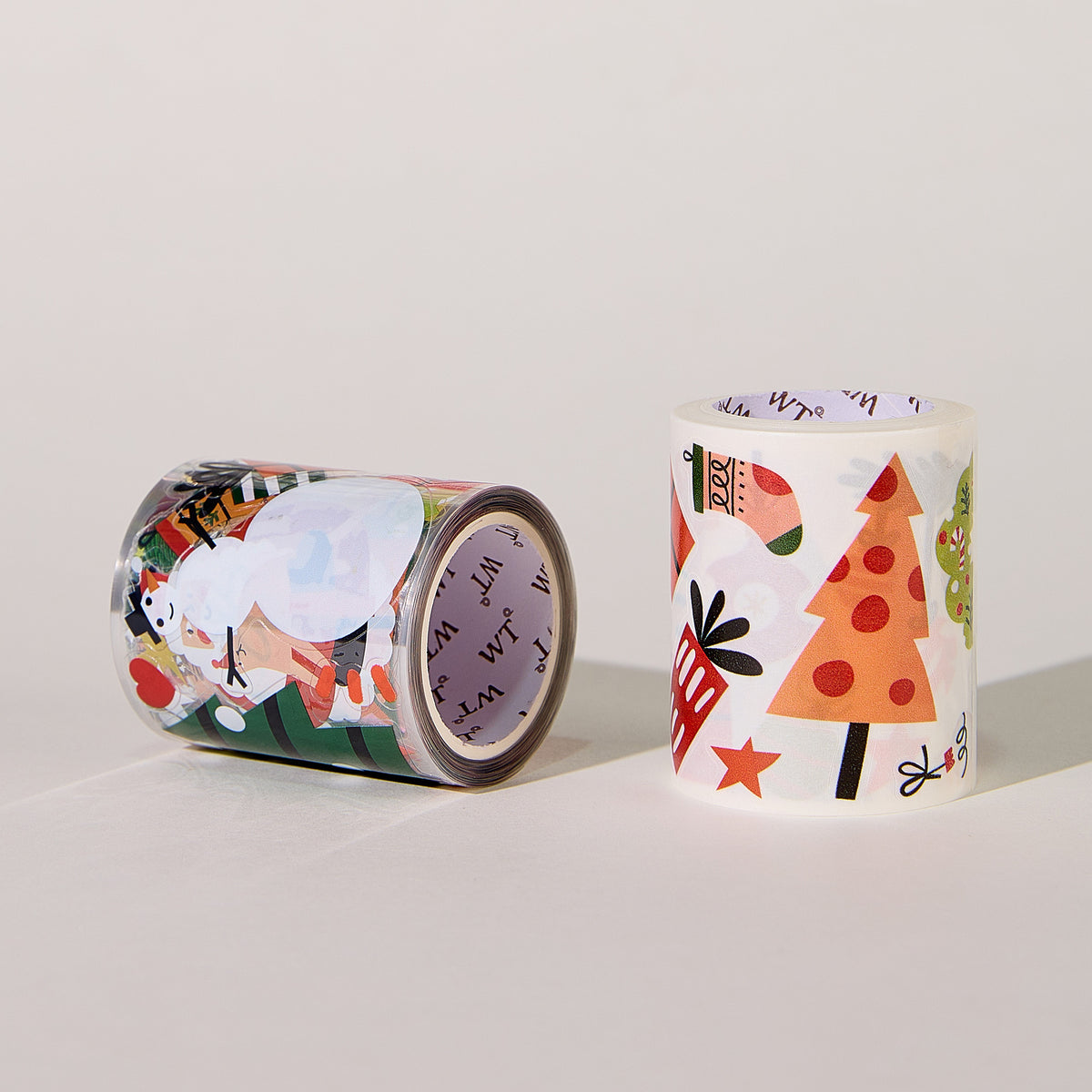 Pre-cut Santa Paws Wide Washi/PET Tape