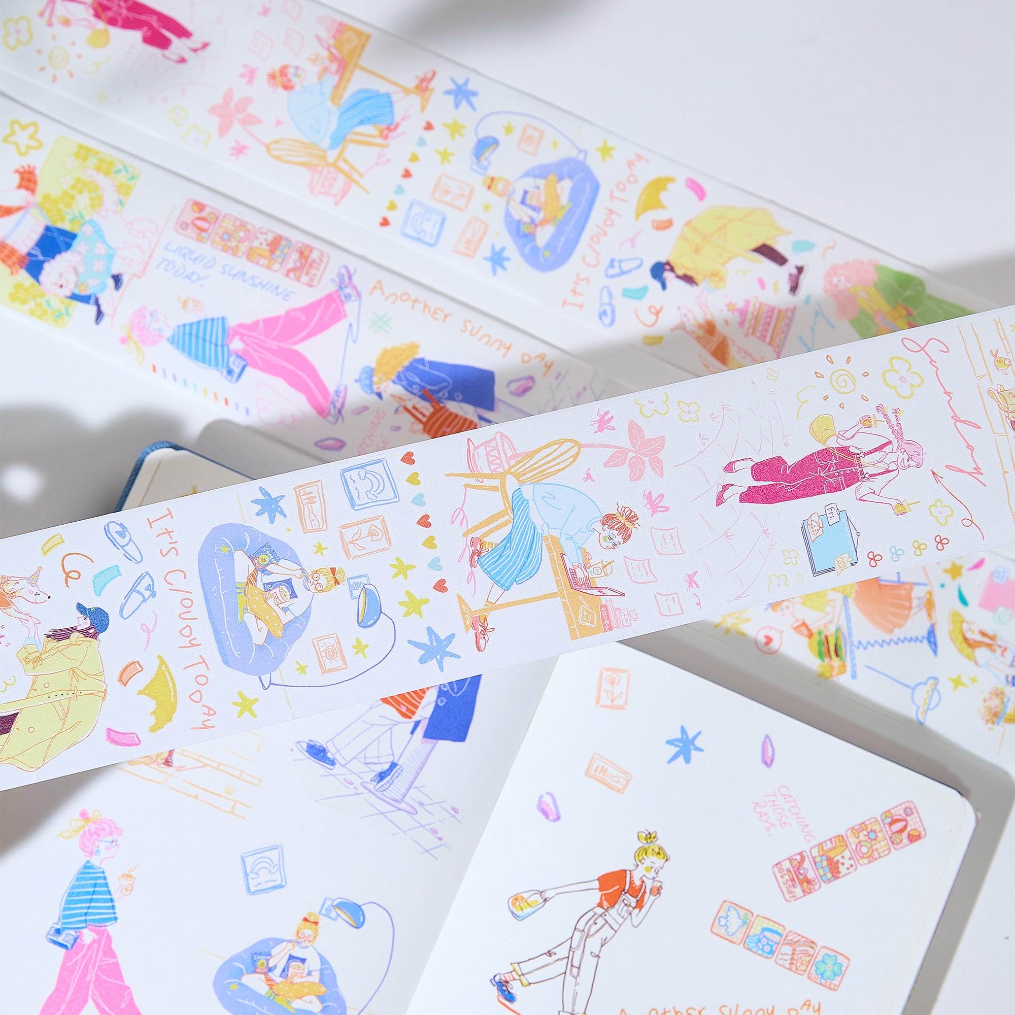 Pre-cut Cloud 9 Wide Washi/PET Tape