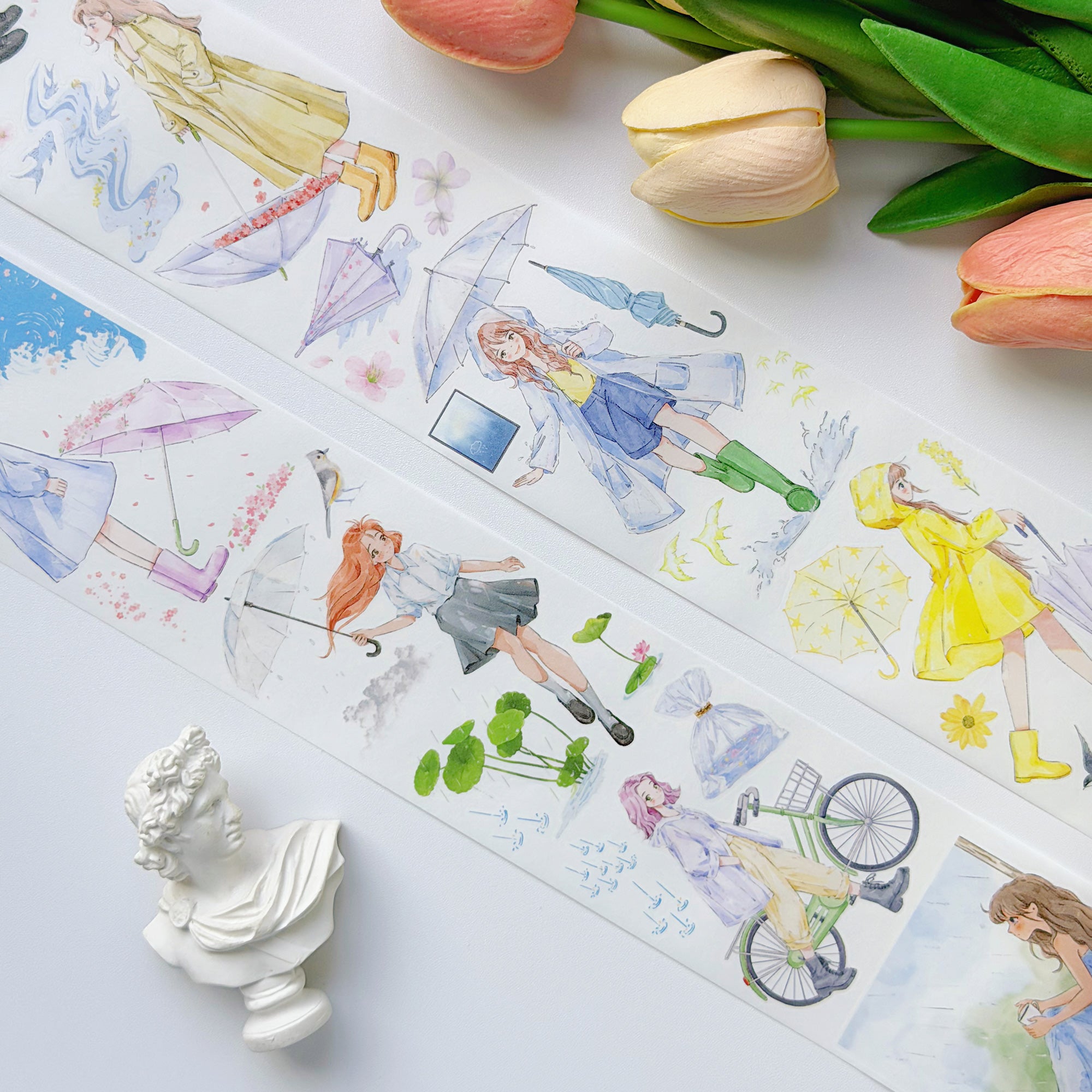 Pre-cut Morning Dew Bundle | The Washi Tape Shop. Beautiful Washi and Decorative Tape For Bullet Journals, Gift Wrapping, Planner Decoration and DIY Projects