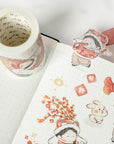 Pre-cut Lunar New Year Wide Washi/PET Tape