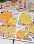 Pre-cut Autumn Village Washi/PET Bundle (Seashell Gilded) | The Washi Tape Shop. Beautiful Washi and Decorative Tape For Bullet Journals, Gift Wrapping, Planner Decoration and DIY Projects