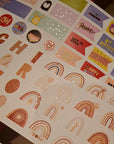 Pre-cut Boho Moments Script Tape Set (GILDED)