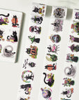 Midnight Mischief Washi Tape Sticker Set