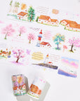 Pre-cut Misty Blush Wide Washi/PET Tape | The Washi Tape Shop. Beautiful Washi and Decorative Tape For Bullet Journals, Gift Wrapping, Planner Decoration and DIY Projects