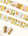 Pre-cut Hello Autumn Wide Washi/PET Tape