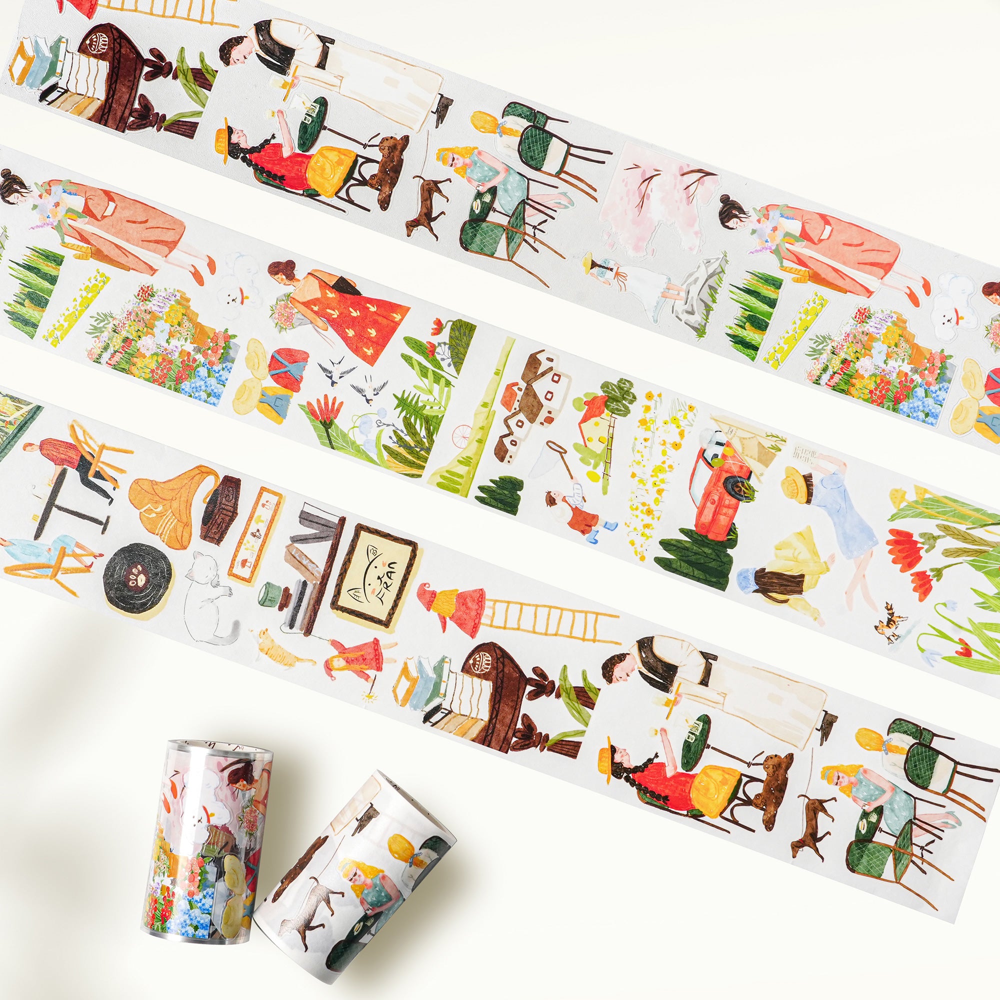 Pre-cut Hillside Moments Wide Washi/PET Tape