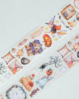 Pre-cut Ghoulish Gathering Wide Washi/PET Tape