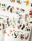 Panda Pilgrimage Washi Tape Sticker Set