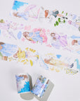 Pre-cut Morning Dew Wide Washi/PET Tape | The Washi Tape Shop. Beautiful Washi and Decorative Tape For Bullet Journals, Gift Wrapping, Planner Decoration and DIY Projects