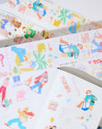 Pre-cut Dopamine Days Wide Washi/PET Tape