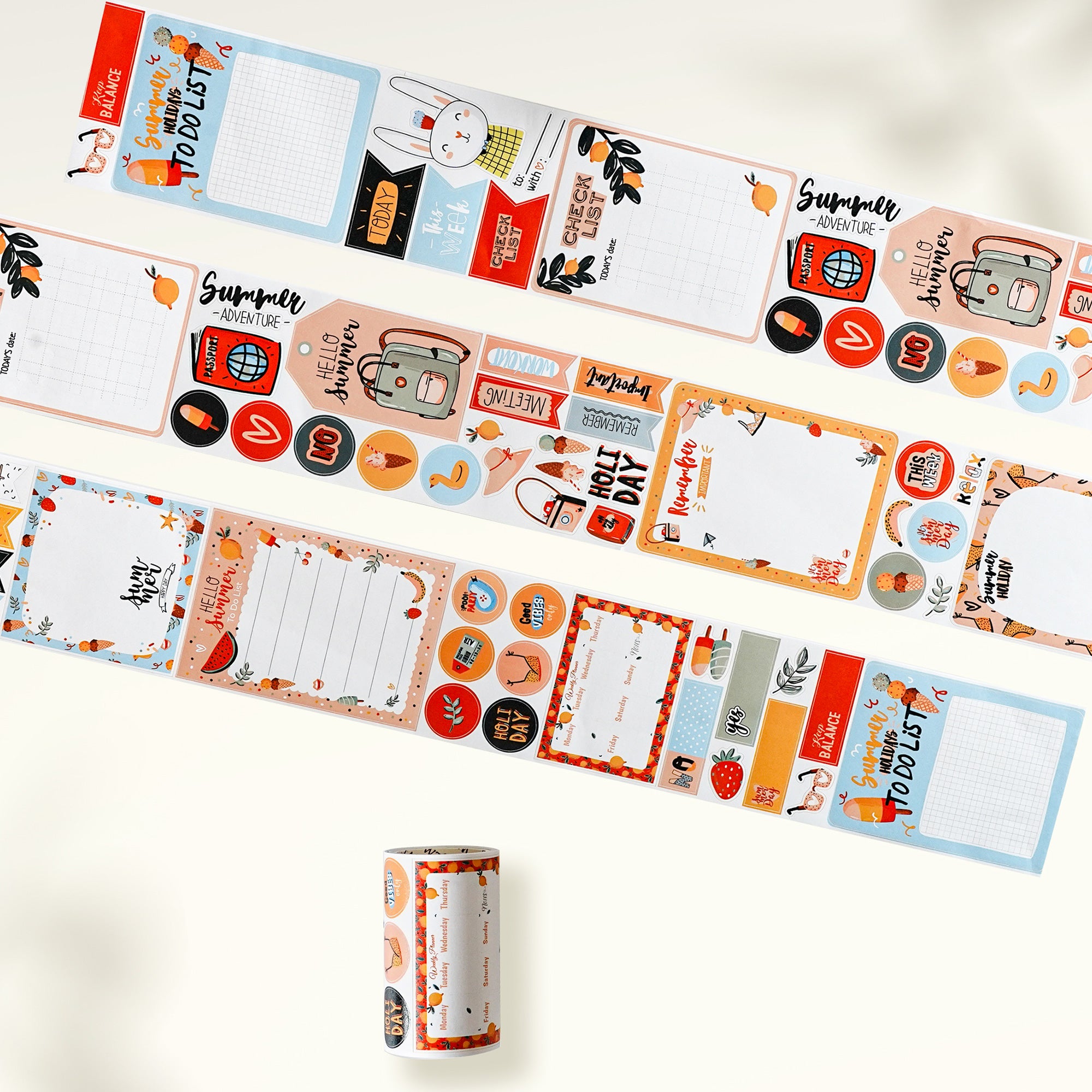 Pre-cut Hygge Notes Script Tape Bundle | The Washi Tape Shop. Beautiful Washi and Decorative Tape For Bullet Journals, Gift Wrapping, Planner Decoration and DIY Projects