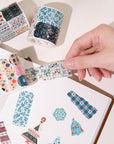 Holly Snippets Washi Tape Sticker Set (GILDED) | The Washi Tape Shop. Beautiful Washi and Decorative Tape For Bullet Journals, Gift Wrapping, Planner Decoration and DIY Projects