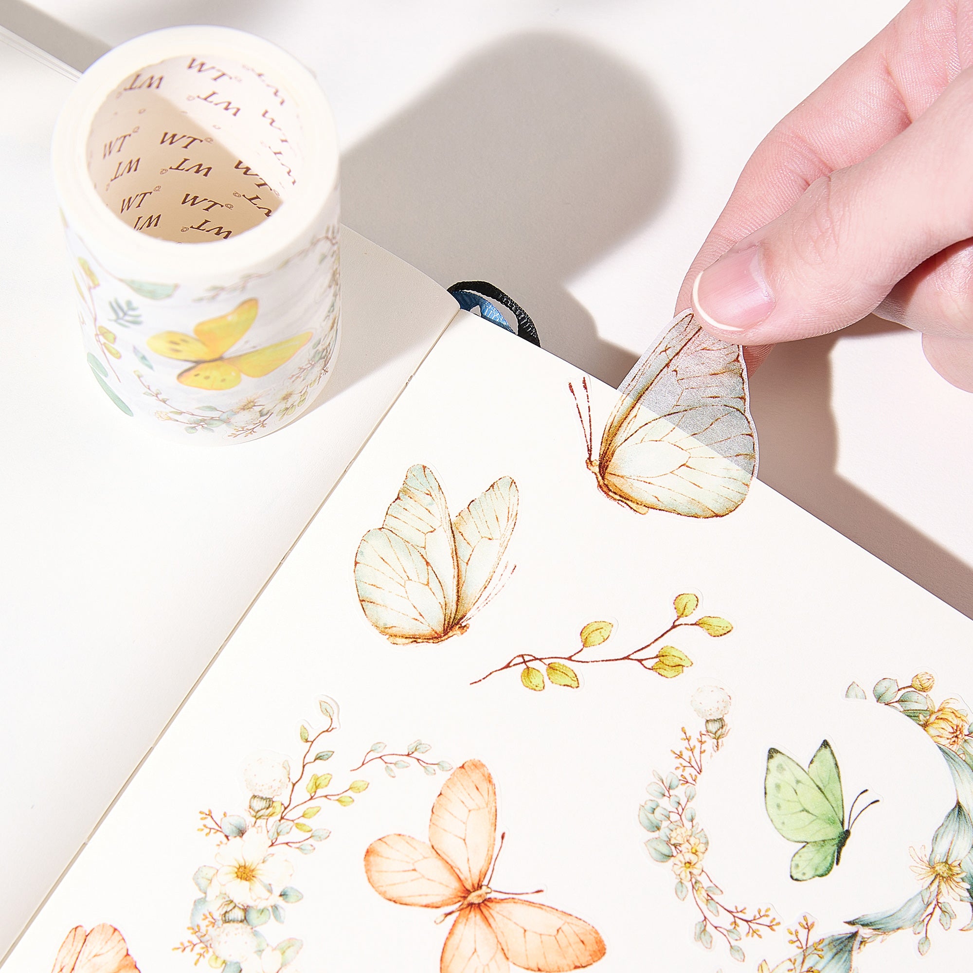 Pre-cut Zephyr Bloom Wide Washi/PET Tape | The Washi Tape Shop